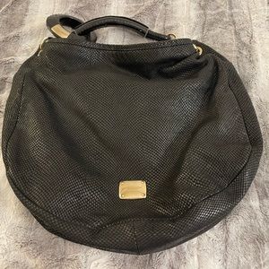Jimmy Choo Sky Bangle Hobo Pre-Loved Black Bag